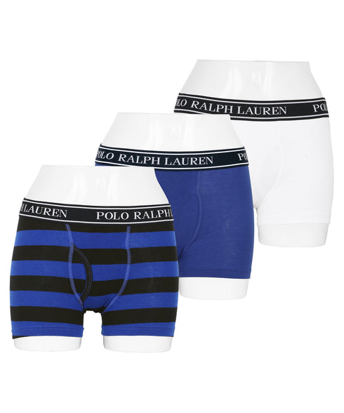 ポロ ラルフローレン POLO RALPH LAUREN 【3枚セット】Boy’s Stretch Cotton Blend Boxer Brief キッズ ボクサーパンツ 【メール便】 OUTLET SALE_F cts